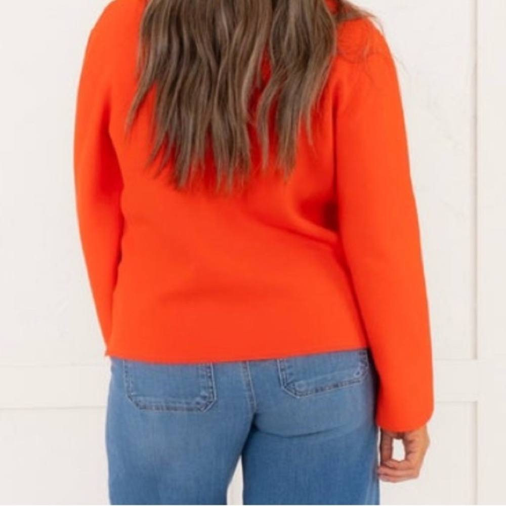 Red orange sweater - Picture 3 of 5